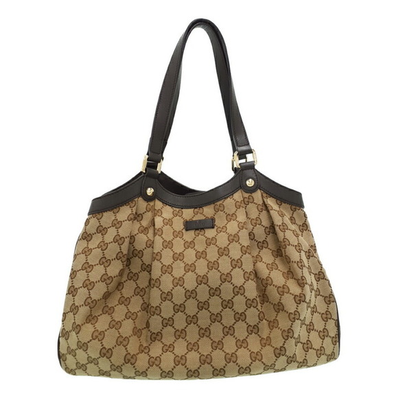 Gucci Bag Canvas GG Tote - Picture 1 of 8